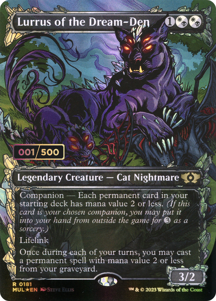 Lurrus of the Dream-Den (MUL-181Z) - Multiverse Legends: (Showcase) (Borderless) Foil - Premium MTG Single from Wizards of the Coast - Just $284.81! Shop now at Game Crave Tournament Store