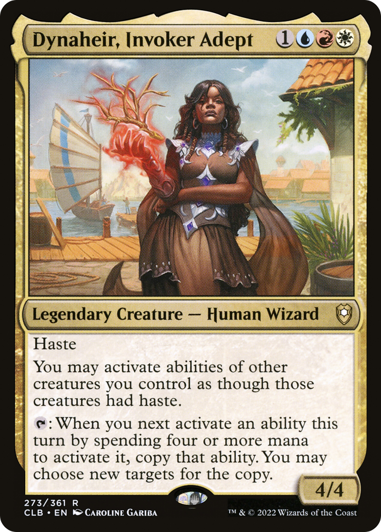 Dynaheir, Invoker Adept (CLB-273) - Commander Legends: Battle for Baldur's Gate - Premium MTG Single from Wizards of the Coast - Just $0.08! Shop now at Game Crave Tournament Store