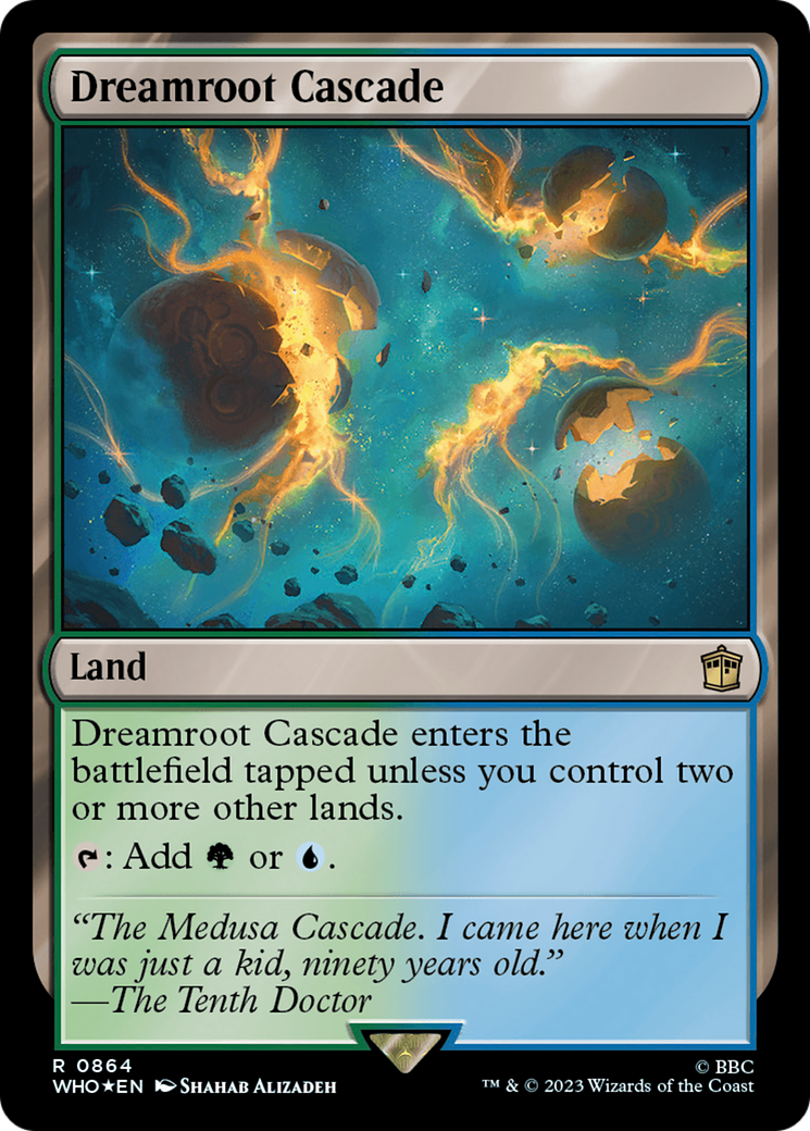 Dreamroot Cascade (WHO-864) - Doctor Who Foil - Premium MTG Single from Wizards of the Coast - Just $2.06! Shop now at Game Crave Tournament Store