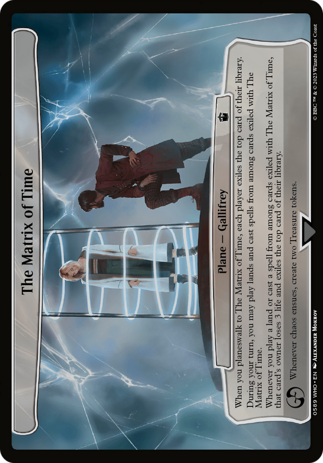 The Matrix of Time (WHO-589) - Doctor Who - Premium MTG Single from Wizards of the Coast - Just $0.10! Shop now at Game Crave Tournament Store