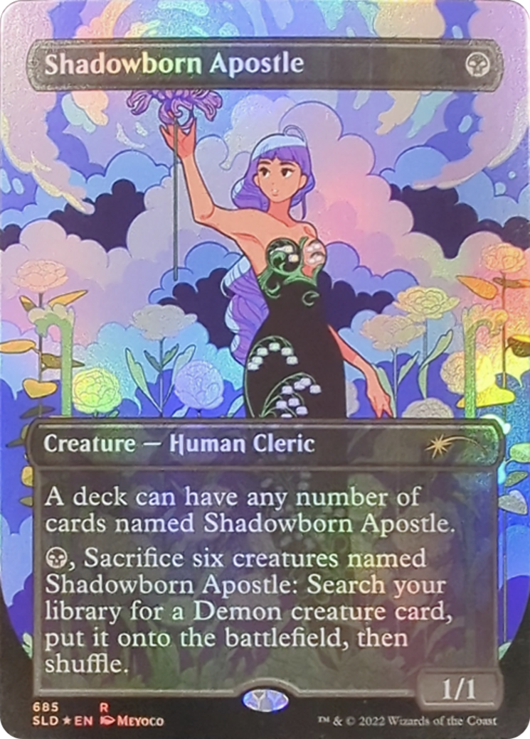 Shadowborn Apostle (SLD-685) - Secret Lair Drop (Borderless) Foil - Premium MTG Single from Wizards of the Coast - Just $114.14! Shop now at Game Crave Tournament Store