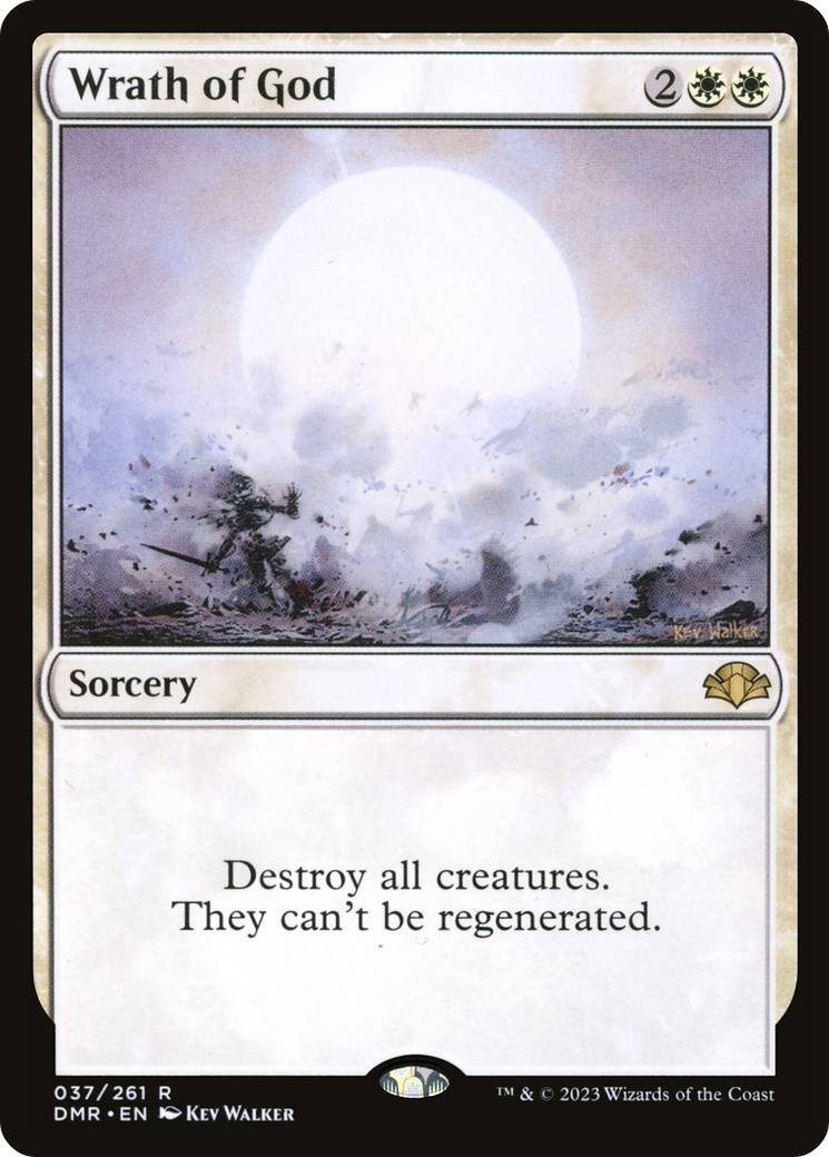 Wrath of God (DMR-037) - Dominaria Remastered - Premium MTG Single from Wizards of the Coast - Just $0.57! Shop now at Game Crave Tournament Store