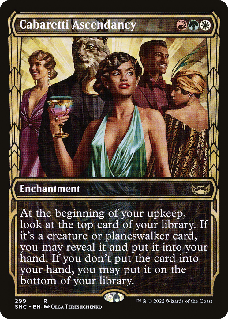 Cabaretti Ascendancy (SNC-299) - Streets of New Capenna: (Showcase) - Premium MTG Single from Wizards of the Coast - Just $0.08! Shop now at Game Crave Tournament Store