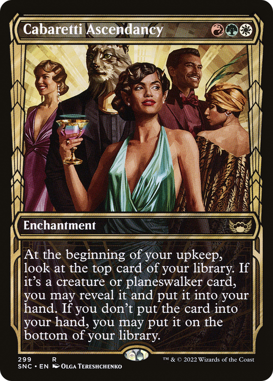 Cabaretti Ascendancy (SNC-299) - Streets of New Capenna: (Showcase) - Premium MTG Single from Wizards of the Coast - Just $0.08! Shop now at Game Crave Tournament Store