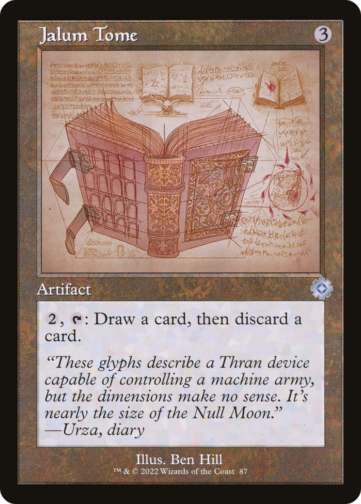 Jalum Tome (BRR-087) - The Brothers' War Retro Artifacts - Premium MTG Single from Wizards of the Coast - Just $0.25! Shop now at Game Crave Tournament Store