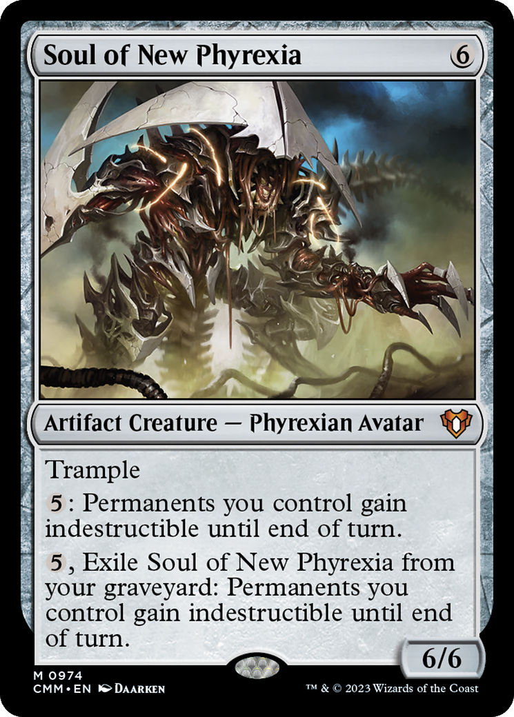 Soul of New Phyrexia (CMM-974) - Commander Masters - Premium MTG Single from Wizards of the Coast - Just $0.11! Shop now at Game Crave Tournament Store