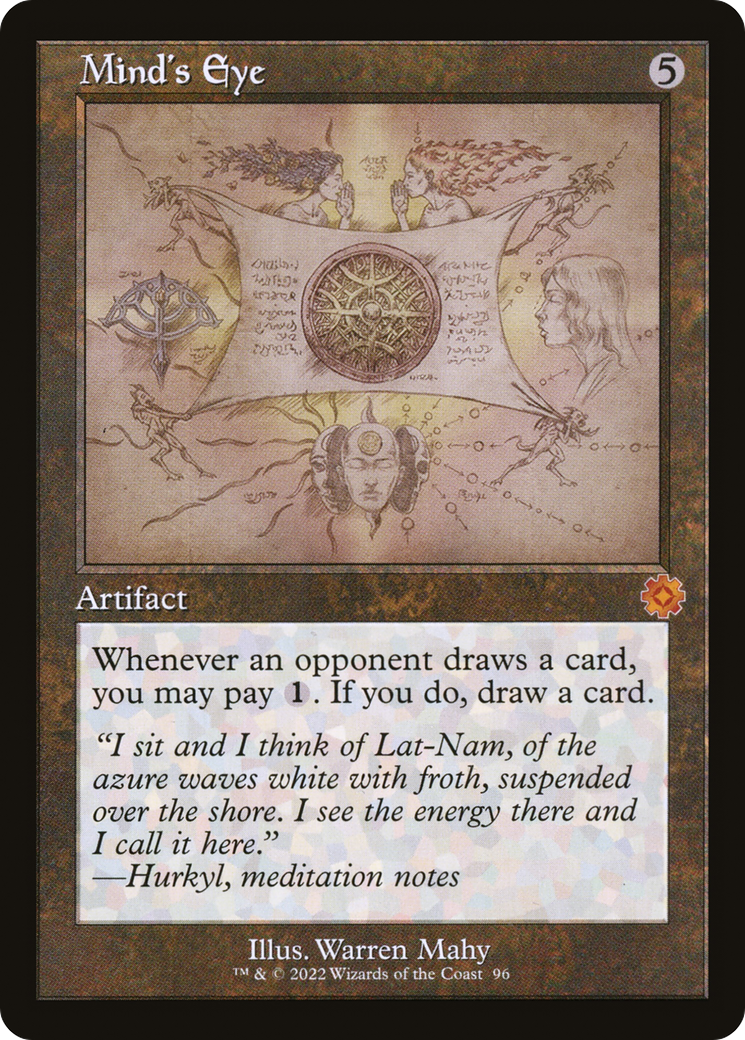 Mind's Eye (BRR-096) - The Brothers' War Retro Artifacts - Premium MTG Single from Wizards of the Coast - Just $1.05! Shop now at Game Crave Tournament Store