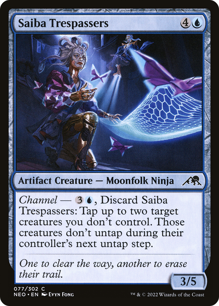 Saiba Trespassers (NEO-077) - Kamigawa: Neon Dynasty - Premium MTG Single from Wizards of the Coast - Just $0.08! Shop now at Game Crave Tournament Store