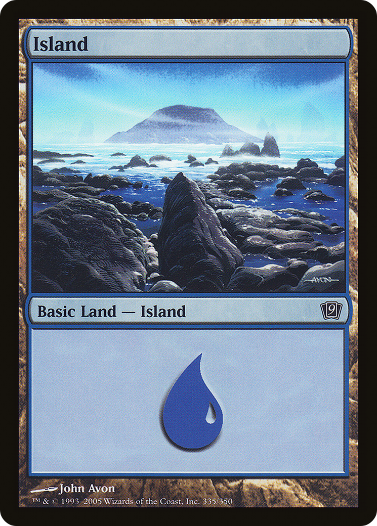 Island (9ED-335★) - Ninth Edition Foil - Premium MTG Single from Wizards of the Coast - Just $0.14! Shop now at Game Crave Tournament Store