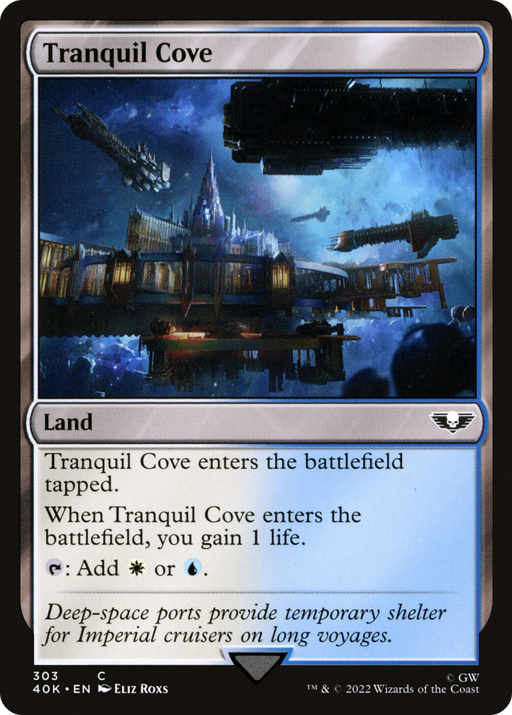 Tranquil Cove (40K-303) - Warhammer 40,000 Commander - Premium MTG Single from Wizards of the Coast - Just $0.08! Shop now at Game Crave Tournament Store