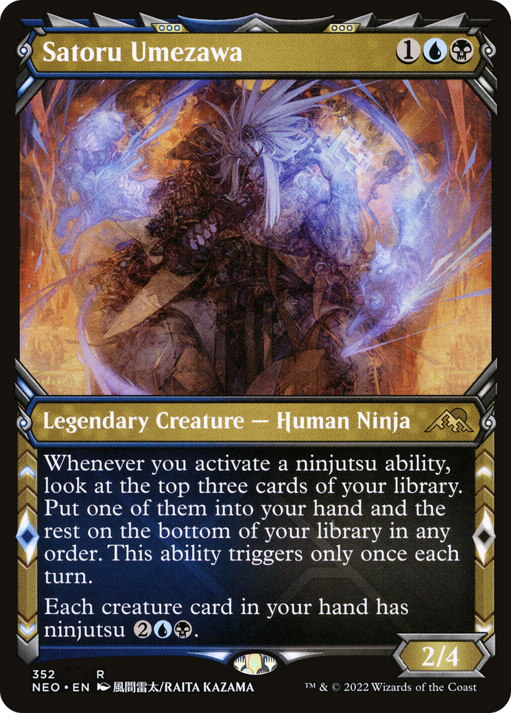 Satoru Umezawa (NEO-352) - Kamigawa: Neon Dynasty: (Showcase) - Premium MTG Single from Wizards of the Coast - Just $0.14! Shop now at Game Crave Tournament Store