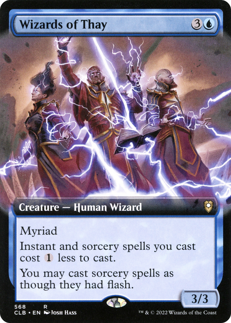 Wizards of Thay (CLB-568) - Commander Legends: Battle for Baldur's Gate: (Extended Art) Foil - Premium MTG Single from Wizards of the Coast - Just $0.21! Shop now at Game Crave Tournament Store