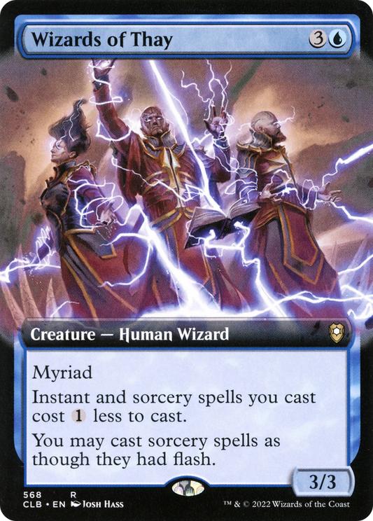 Wizards of Thay (CLB-568) - Commander Legends: Battle for Baldur's Gate: (Extended Art) Foil - Premium MTG Single from Wizards of the Coast - Just $0.21! Shop now at Game Crave Tournament Store
