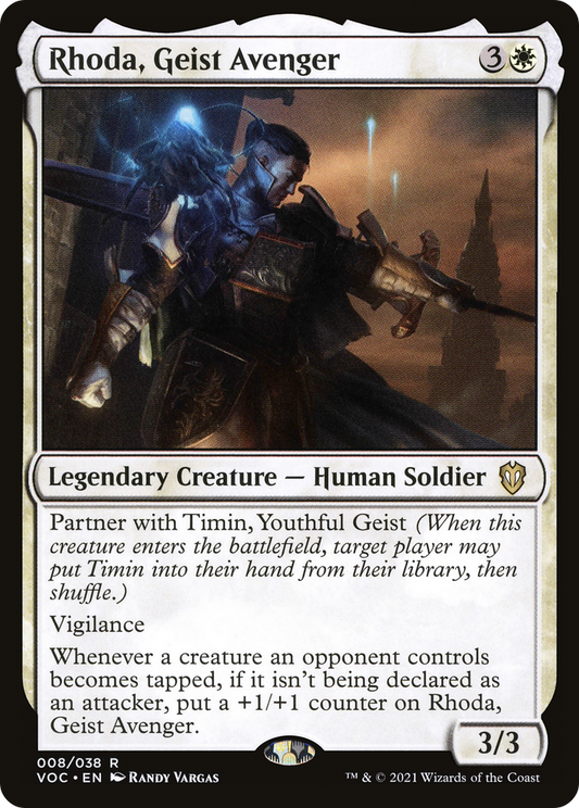 Rhoda, Geist Avenger (VOC-008) - Crimson Vow Commander - Premium MTG Single from Wizards of the Coast - Just $0.08! Shop now at Game Crave Tournament Store