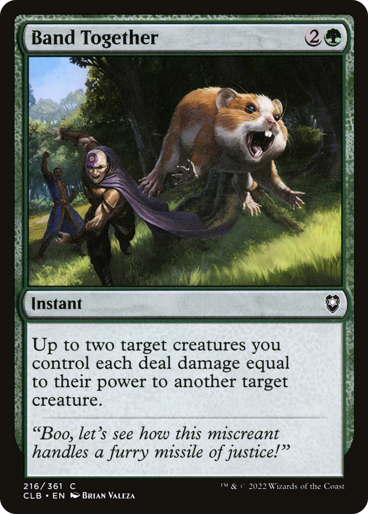 Band Together (CLB-216) - Commander Legends: Battle for Baldur's Gate - Premium MTG Single from Wizards of the Coast - Just $0.08! Shop now at Game Crave Tournament Store