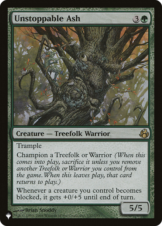 Unstoppable Ash (PLIST-1143) - The List - Premium MTG Single from Wizards of the Coast - Just $1.87! Shop now at Game Crave Tournament Store
