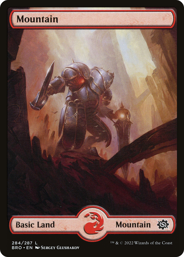 Mountain (BRO-284) - The Brothers' War - Premium MTG Single from Wizards of the Coast - Just $0.09! Shop now at Game Crave Tournament Store