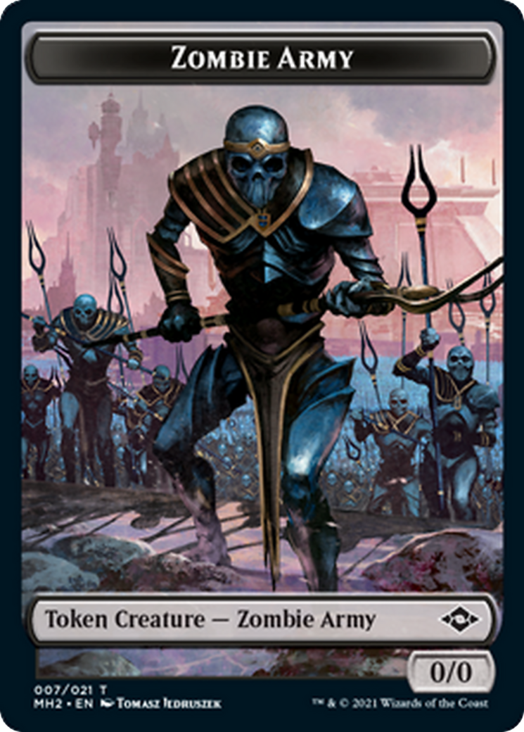 Zombie Army (TMH2-007) - Modern Horizons 2 Tokens - Premium MTG Single from Wizards of the Coast - Just $0! Shop now at Game Crave Tournament Store