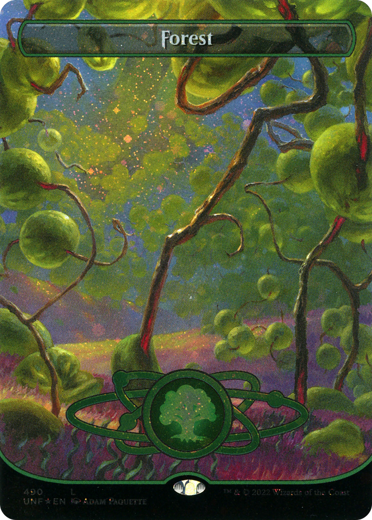 Forest (UNF-490) - Unfinity Foil - Premium MTG Single from Wizards of the Coast - Just $0.70! Shop now at Game Crave Tournament Store