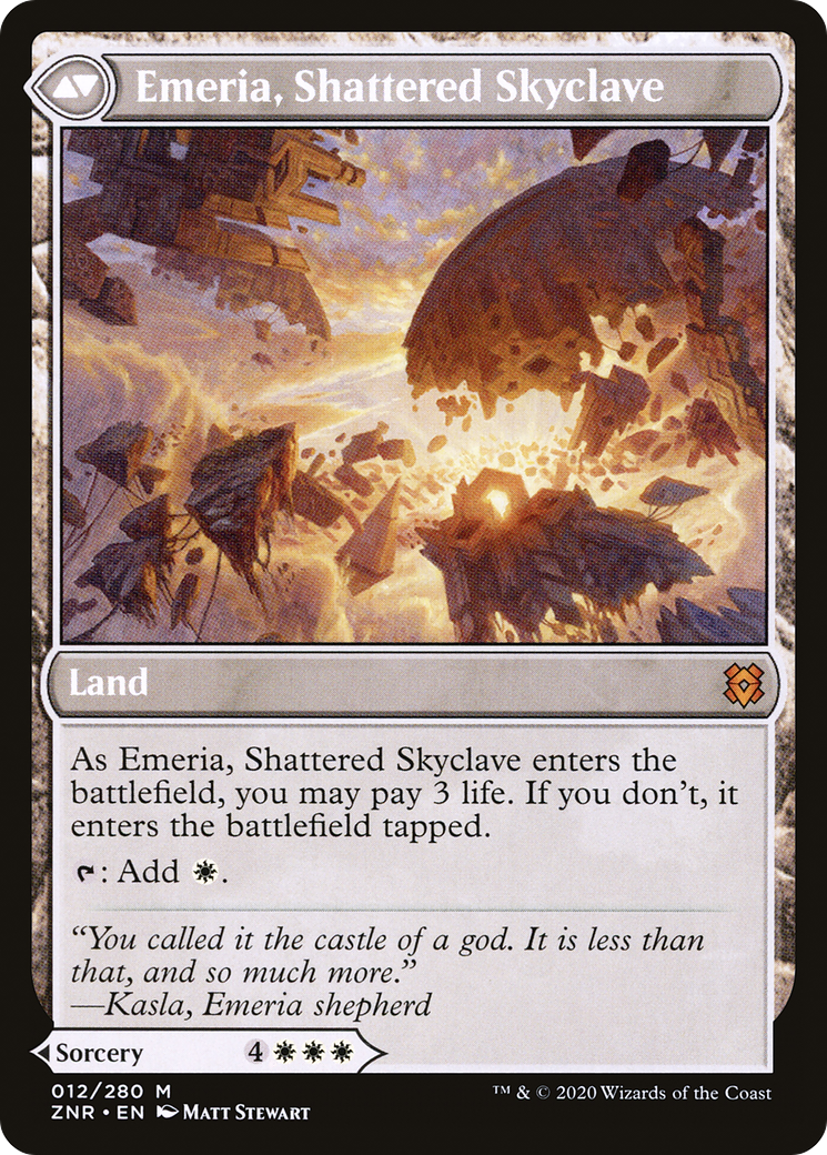 Emeria's Call // Emeria, Shattered Skyclave (ZNR-012) - Zendikar Rising - Premium MTG Single from Wizards of the Coast - Just $1.52! Shop now at Game Crave Tournament Store