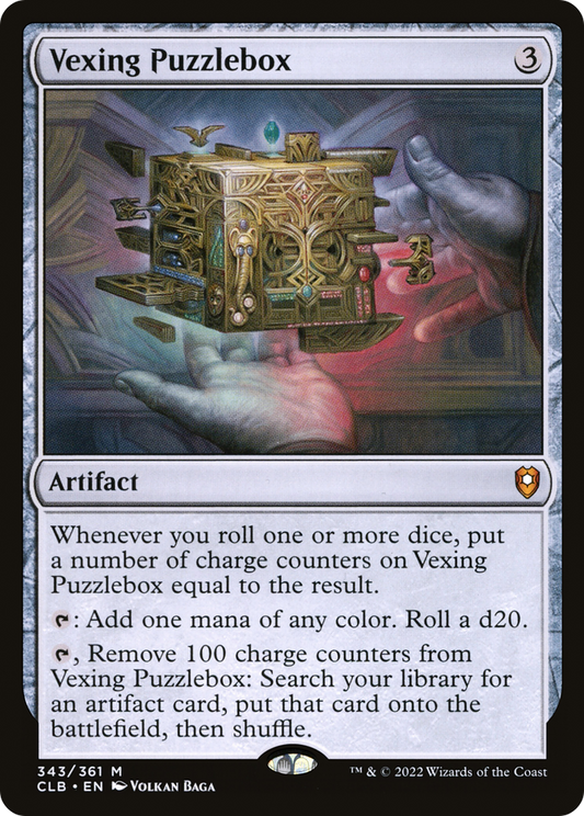 Vexing Puzzlebox (CLB-343) - Commander Legends: Battle for Baldur's Gate - Premium MTG Single from Wizards of the Coast - Just $1.08! Shop now at Game Crave Tournament Store