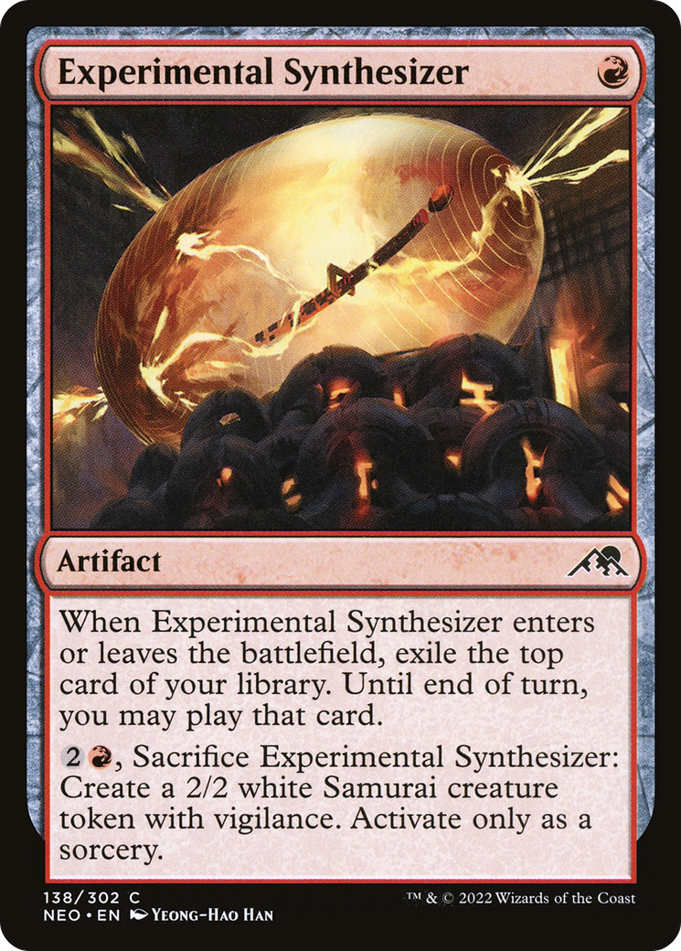 Experimental Synthesizer (NEO-138) - Kamigawa: Neon Dynasty - Premium MTG Single from Wizards of the Coast - Just $0.26! Shop now at Game Crave Tournament Store