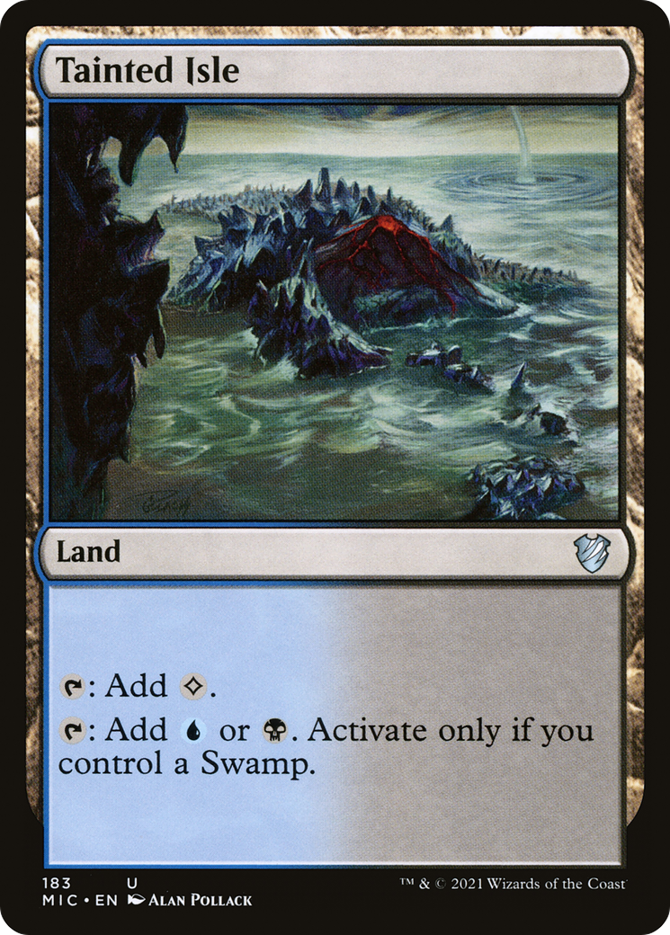 Tainted Isle (MIC-183) - Midnight Hunt Commander - Premium MTG Single from Wizards of the Coast - Just $0.08! Shop now at Game Crave Tournament Store