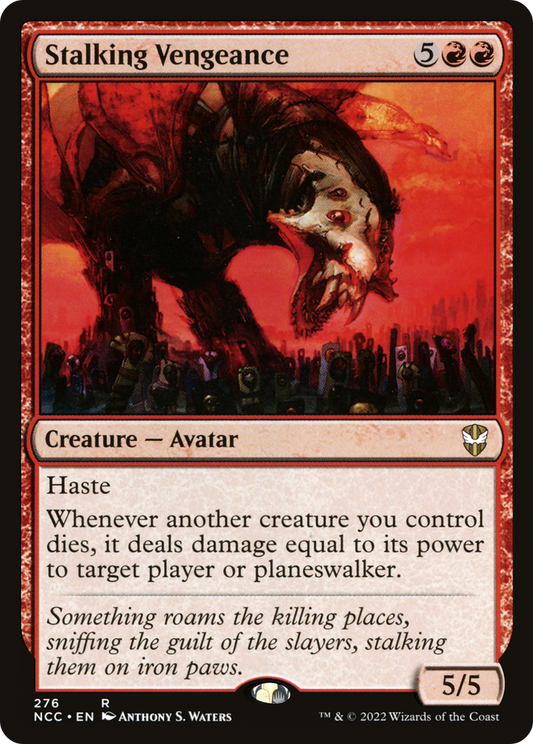 Stalking Vengeance (NCC-276) - New Capenna Commander - Premium MTG Single from Wizards of the Coast - Just $0.25! Shop now at Game Crave Tournament Store