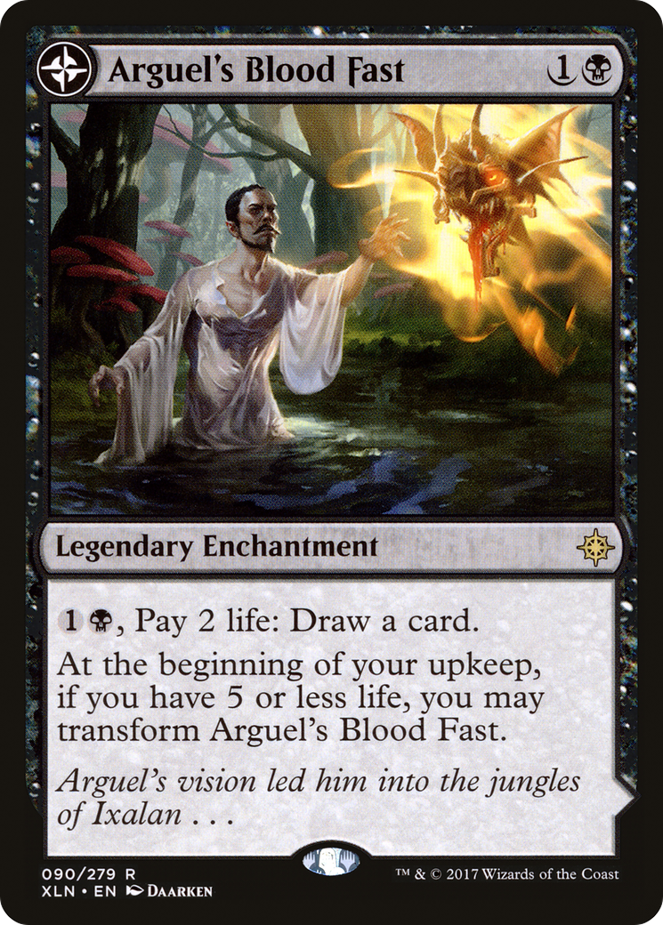 Arguel's Blood Fast // Temple of Aclazotz (XLN-090) - Ixalan: (compasslanddfc) - Premium MTG Single from Wizards of the Coast - Just $0.25! Shop now at Game Crave Tournament Store