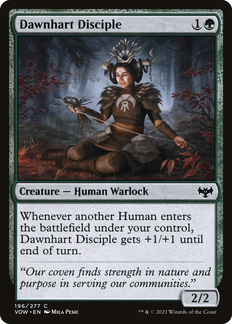 Dawnhart Disciple (VOW-196) - Innistrad: Crimson Vow Foil - Premium MTG Single from Wizards of the Coast - Just $0.08! Shop now at Game Crave Tournament Store