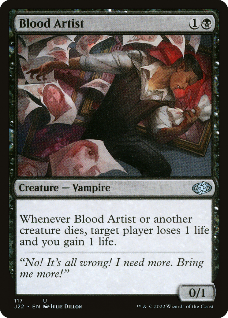 Blood Artist (J22-117) - Jumpstart 2022 - Premium MTG Single from Wizards of the Coast - Just $0.28! Shop now at Game Crave Tournament Store