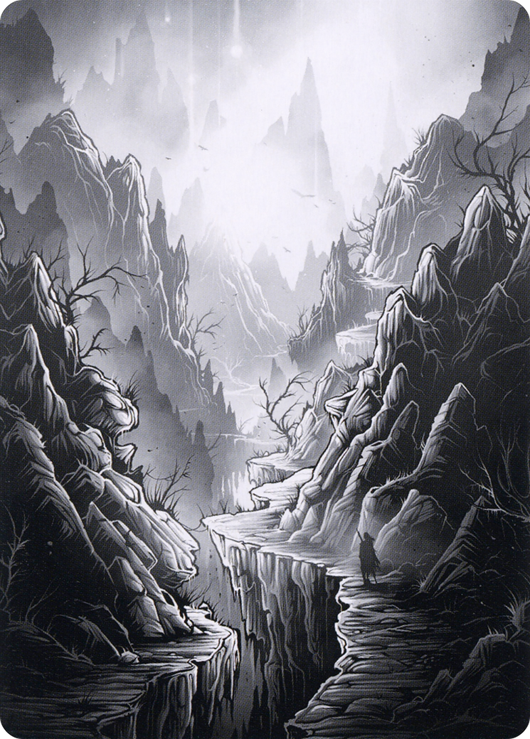 Mountain // Mountain (AMID-079) - Midnight Hunt Art Series (Borderless) - Premium MTG Single from Wizards of the Coast - Just $0! Shop now at Game Crave Tournament Store