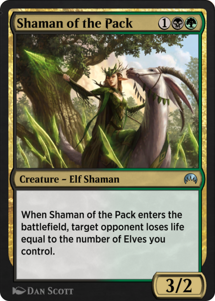 Shaman of the Pack (EA2-020) - Explorer Anthology 2 - Premium MTG Single from Wizards of the Coast - Just $0! Shop now at Game Crave Tournament Store