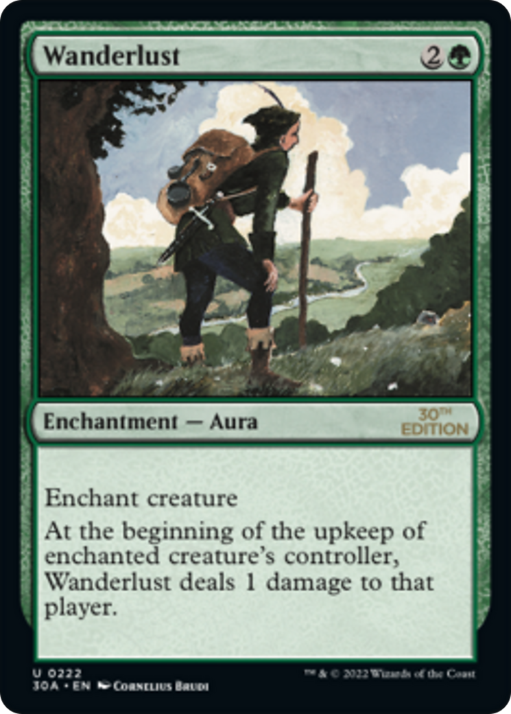 Wanderlust (30A-222) - 30th Anniversary Edition - Premium MTG Single from Wizards of the Coast - Just $0.09! Shop now at Game Crave Tournament Store