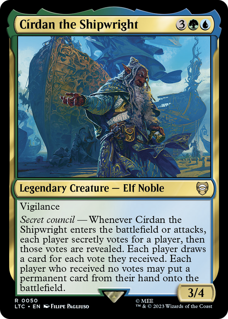 Círdan the Shipwright (LTC-050) - Tales of Middle-earth Commander - Premium MTG Single from Wizards of the Coast - Just $0.08! Shop now at Game Crave Tournament Store