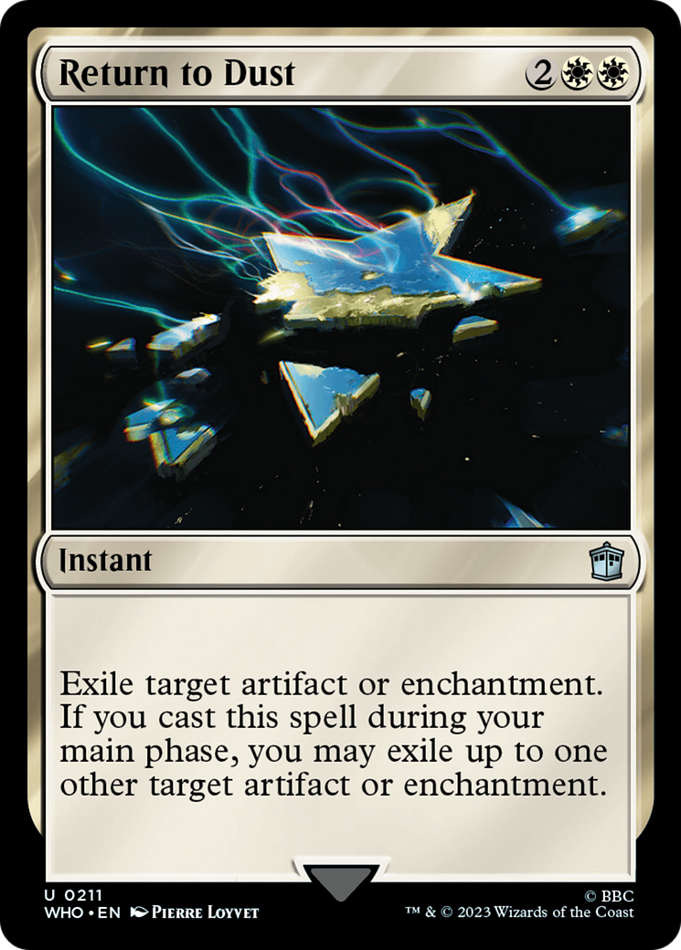 Return to Dust (WHO-211) - Doctor Who - Premium MTG Single from Wizards of the Coast - Just $0.08! Shop now at Game Crave Tournament Store