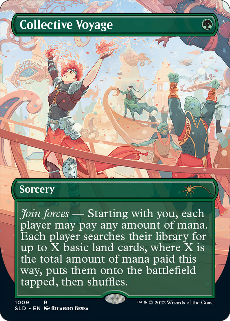 Collective Voyage (SLD-1009) - Secret Lair Drop (Borderless) - Premium MTG Single from Wizards of the Coast - Just $1.82! Shop now at Game Crave Tournament Store