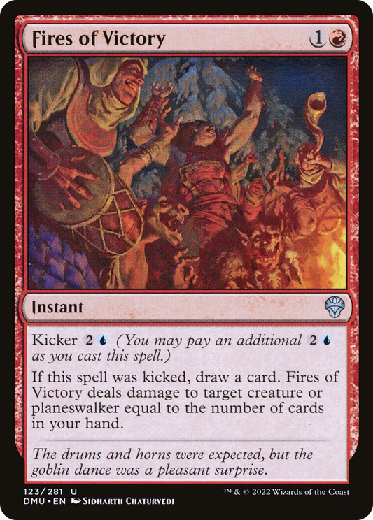 Fires of Victory (DMU-123) - Dominaria United - Premium MTG Single from Wizards of the Coast - Just $0.08! Shop now at Game Crave Tournament Store