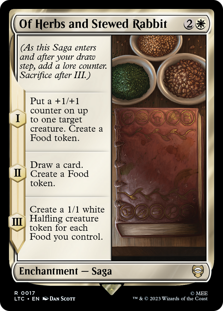 Of Herbs and Stewed Rabbit (LTC-017) - Tales of Middle-earth Commander - Premium MTG Single from Wizards of the Coast - Just $0.08! Shop now at Game Crave Tournament Store