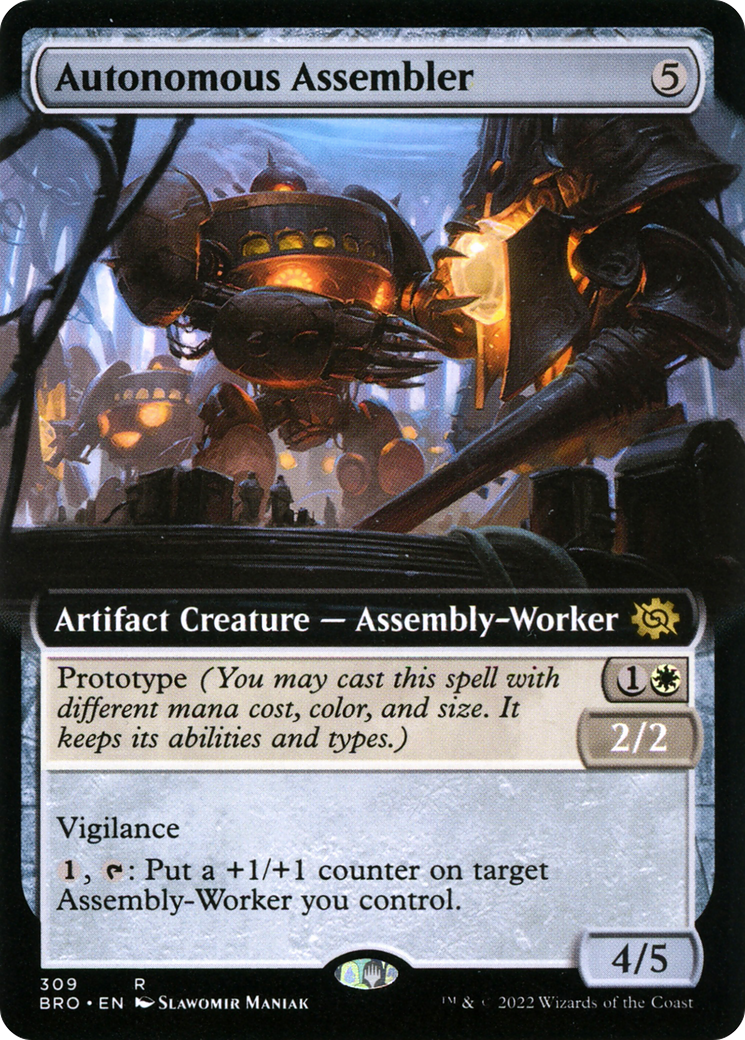 Autonomous Assembler (BRO-309) - The Brothers' War: (Extended Art) - Premium MTG Single from Wizards of the Coast - Just $0.08! Shop now at Game Crave Tournament Store