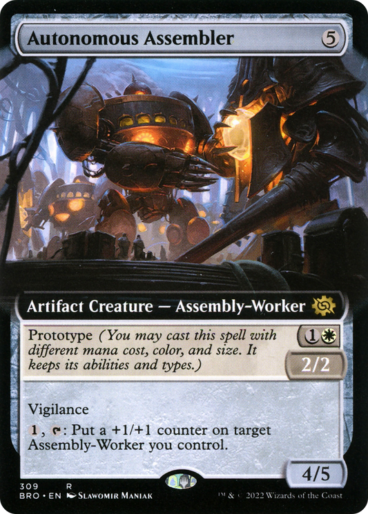 Autonomous Assembler (BRO-309) - The Brothers' War: (Extended Art) Foil - Premium MTG Single from Wizards of the Coast - Just $0.25! Shop now at Game Crave Tournament Store