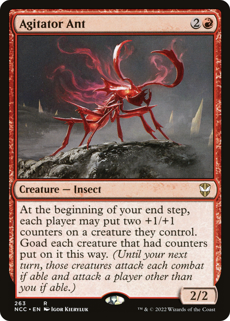 Agitator Ant (NCC-263) - New Capenna Commander - Premium MTG Single from Wizards of the Coast - Just $0.25! Shop now at Game Crave Tournament Store
