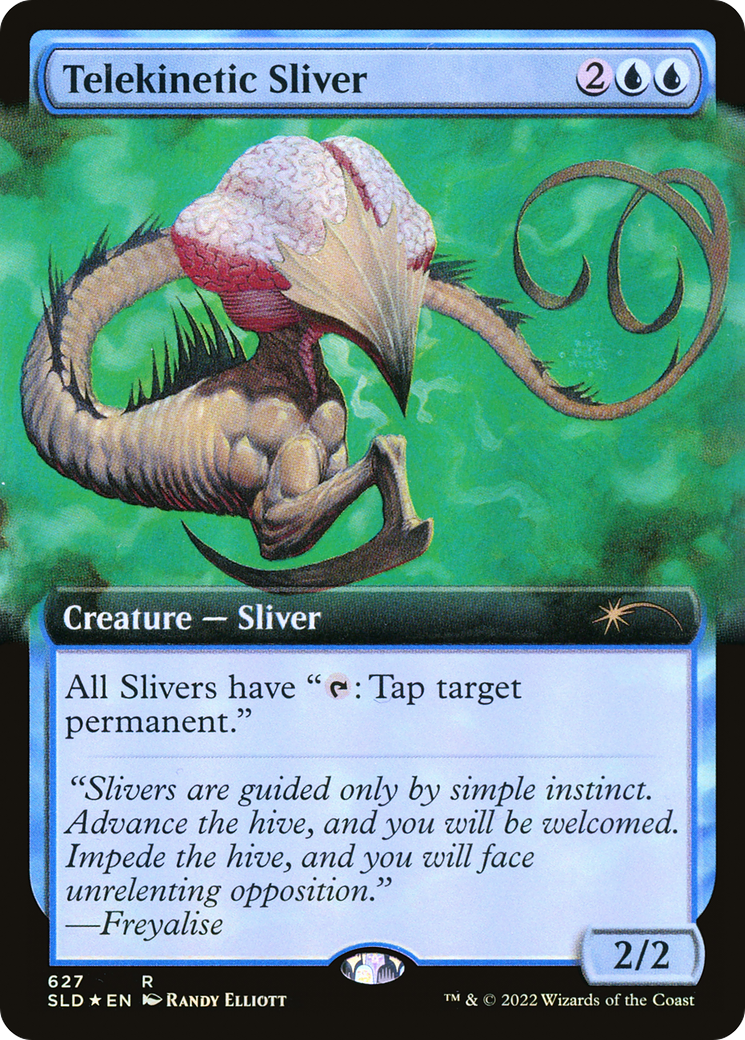 Telekinetic Sliver (SLD-627) - Secret Lair Drop: (Extended Art) Foil - Premium MTG Single from Wizards of the Coast - Just $0.57! Shop now at Game Crave Tournament Store