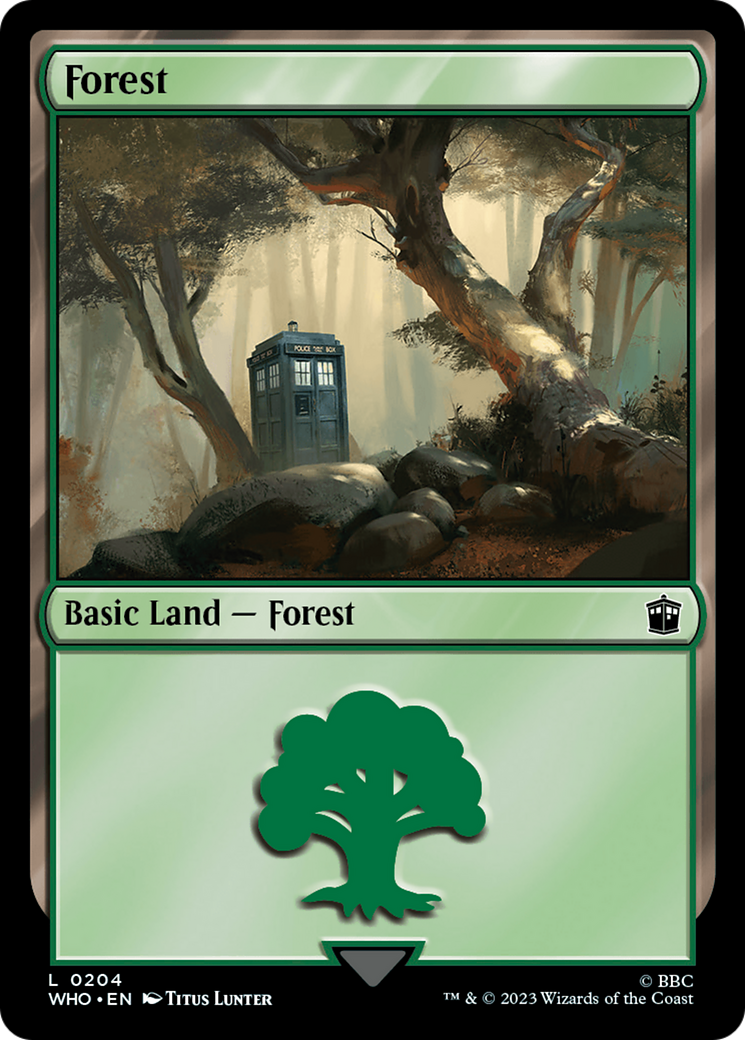 Forest (WHO-204) - Doctor Who - Premium MTG Single from Wizards of the Coast - Just $0.08! Shop now at Game Crave Tournament Store