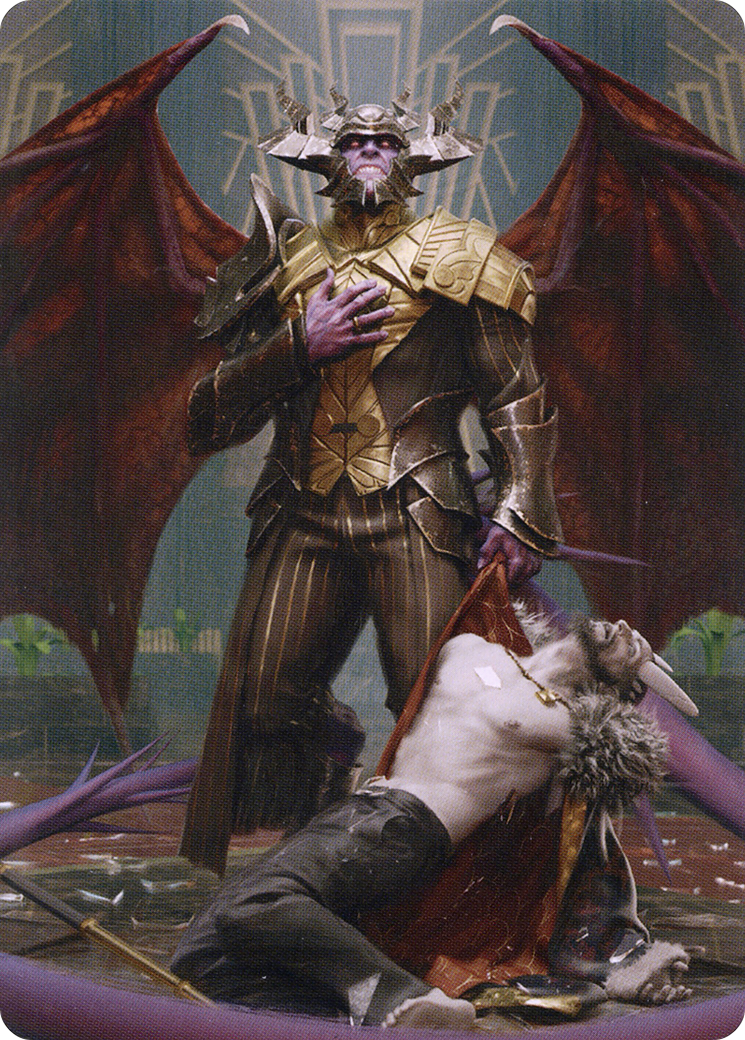 Ob Nixilis, the Adversary // Ob Nixilis, the Adversary (ASNC-031) - New Capenna Art Series (Borderless) - Premium MTG Single from Wizards of the Coast - Just $0! Shop now at Game Crave Tournament Store