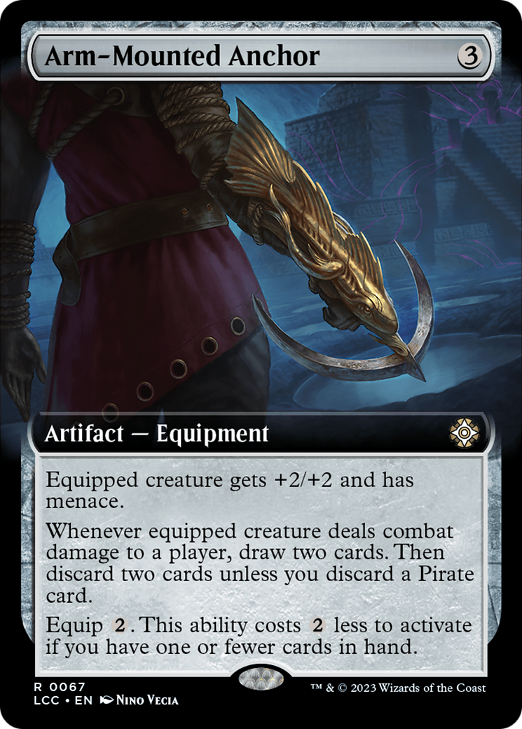 Arm-Mounted Anchor (LCC-067) - The Lost Caverns of Ixalan Commander Foil - Premium MTG Single from Wizards of the Coast - Just $0.08! Shop now at Game Crave Tournament Store