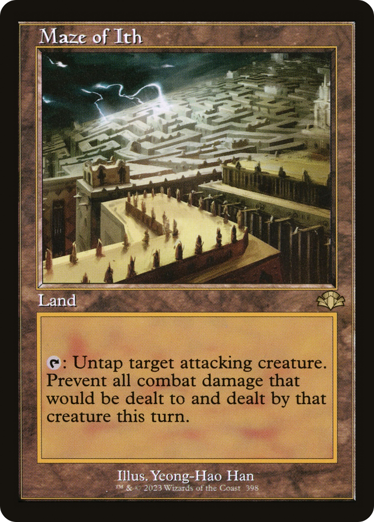 Maze of Ith (DMR-398) - Dominaria Remastered - Premium MTG Single from Wizards of the Coast - Just $1.60! Shop now at Game Crave Tournament Store
