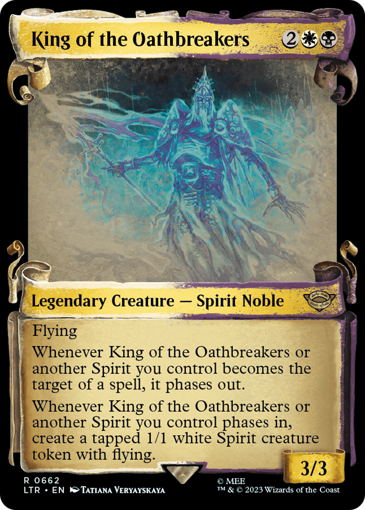 King of the Oathbreakers (LTR-662) - The Lord of the Rings: Tales of Middle-earth: (Showcase) - Premium MTG Single from Wizards of the Coast - Just $0.19! Shop now at Game Crave Tournament Store