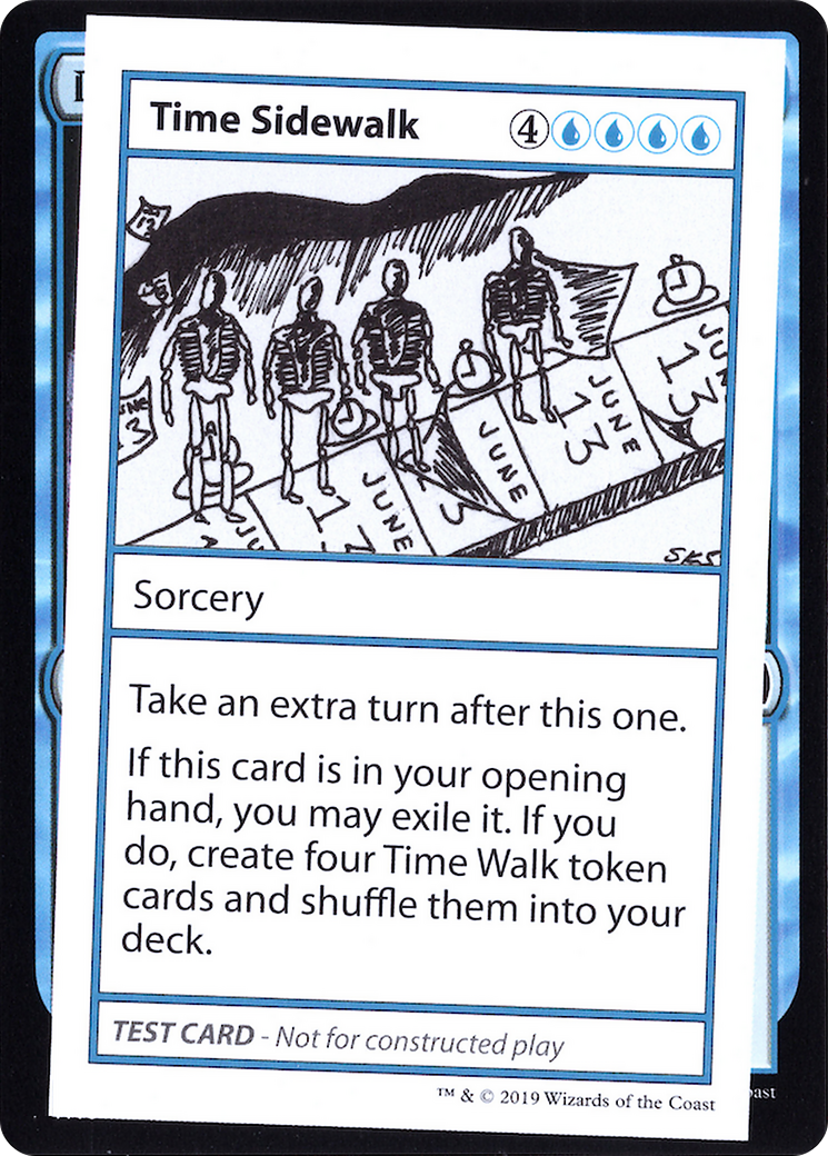 Time Sidewalk (CMB2-031) - Mystery Booster Playtest Cards 2021 - Premium MTG Single from Wizards of the Coast - Just $0.11! Shop now at Game Crave Tournament Store