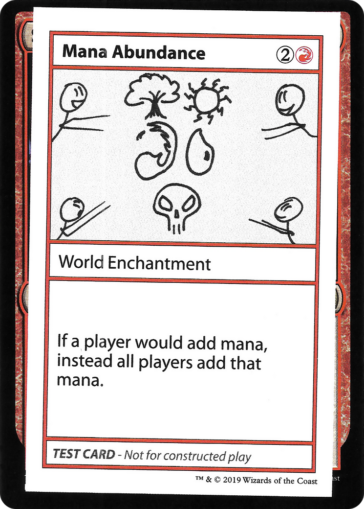 Mana Abundance (CMB2-058) - Mystery Booster Playtest Cards 2021 - Premium MTG Single from Wizards of the Coast - Just $0.08! Shop now at Game Crave Tournament Store